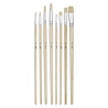 Set de 8 brosses soie beau blanc - Pébéo