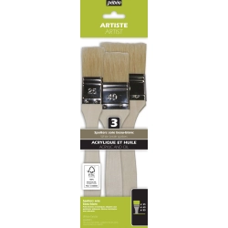 Set de 3 spalters en soie de porc - Pébéo