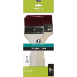 Set de 2 grands spalters polyamide brun - Pébéo