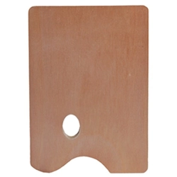 Palette rectangulaire bois - 35x25cm