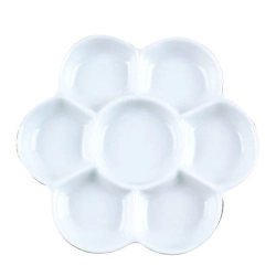 Palette marguerite en porcelaine 15cm