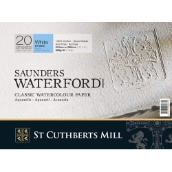 Bloc aquarelle Saunders Waterford Grain fin 300 g/m² - St-Cuthbert Mill