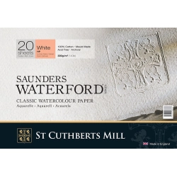 Bloc aquarelle Saunders Waterford Grain satiné 300 g/m² - St-Cuthbert Mill