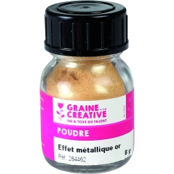 Poudre effet métallique pour pate polymère 8gr