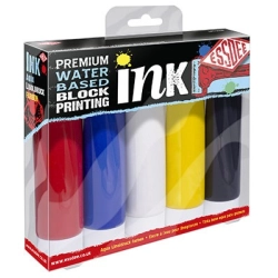 Coffret de 5 tubes d'encre linogravure 100ml - Essdee
