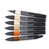Marqueur Promarker Brush Set de 6 tons chair - Winsor & Newton
