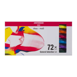 Coffret de 72 peintures Acrylique fine Amsterdam Royal Talens 20ml