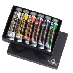 Coffret de 6 tubes de peinture à l'huile Extra Fine Rembrandt 15ml