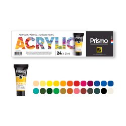 Coffret de 24 peintures acrylique Prismo 21ml
