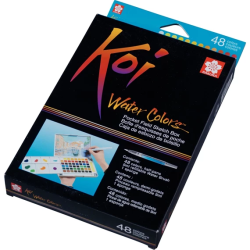 coffret de 48 couleurs de peinture aquarelle Koi - Sakura