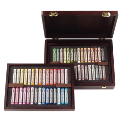 Coffret bois de 60 Pastels secs Rembrandt - Portrait