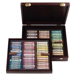 Coffret bois de 90 Pastels secs Rembrandt - Portrait