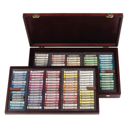 Coffret en bois de 150 Pastels secs Rembrandt