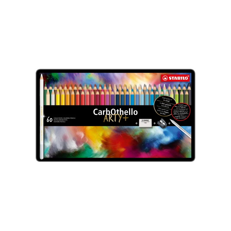 Crayons Pastel Stabilo CarbOthello - Lot De 12 - Tons Neutres Chaleureux Lot Tons Neutres Chauds