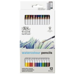 Coffret de 12 crayons de couleurs aquarellables Winsor & Newton