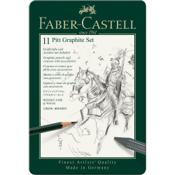 Coffret 11 pièces Pitt graphite