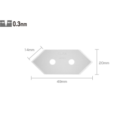 Etui 5 lames Olfa pour cutter MC45