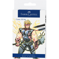 Coffret Comic Illustration 3D - Faber Castell