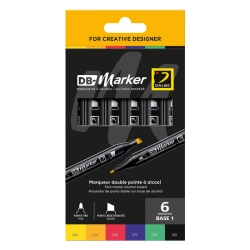 Pochette de 6 marqueurs de base1 - DB-Marker