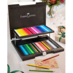 Coffret bois 72 Polychromos