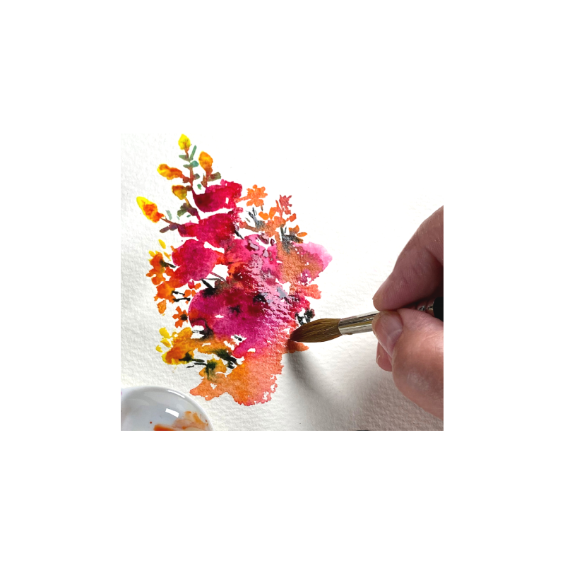 Ensemble d'aquarelles faites à la main Notre kit MOB est livré avec 12