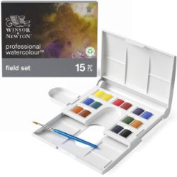 Coffret de poche de 14 1/2 godets d'aquarelle extra-fine Compact - Winsor & Newton