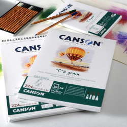 Bloc Canson à grain 180g
 Formats Papiers-30F / 21x29,7 A4
