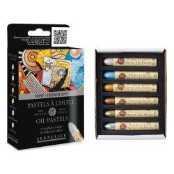 Coffret de 6 pastels à l'huile Sennelier - Irisés