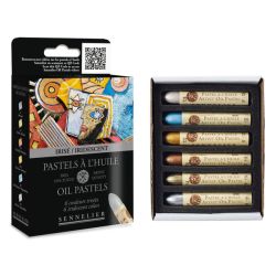Coffret de 6 pastels à l'huile Sennelier - Irisés