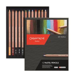 Boîte de 12 Crayons pastel Pencil - Caran d'Ache