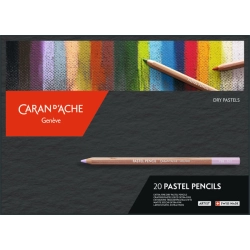 Boîte de 20 Crayons pastel Pencil - Caran d'Ache