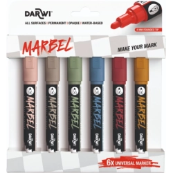 Coffret Nature de 6 Marqueurs universel Marbel - Darwi