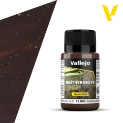 Weathering 805 Projection de boue marron - Vallejo