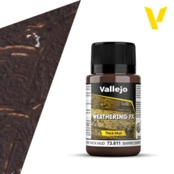 Weathering 811 Boue marron - Vallejo