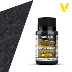 Weathering 812 Boue noir - Vallejo
