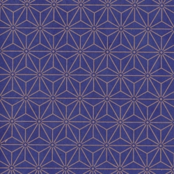 Sérigraphie bleu foncé sur bleu