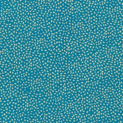 Broceliande doré sur turquoise