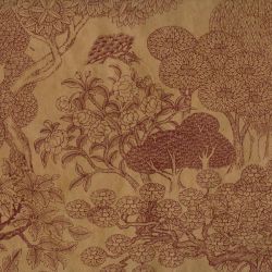 Virginie Kongpo brun sur lokta naturel 50x75cm
