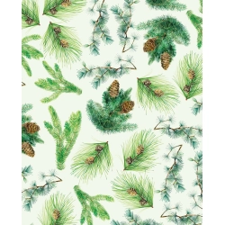 Papier italien 85g 50x70cm Pommes de pin