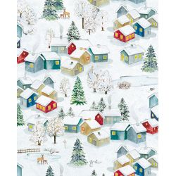 Papier italien 85g 50x70cm Paysage d'hiver