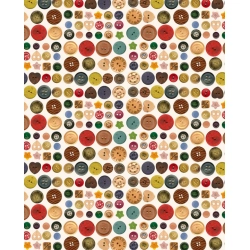 Papier italien 85g 50x70cm Boutons