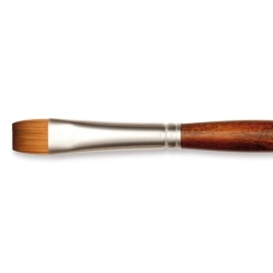 Brosse plate courte PRECISION 8938 Acrylique et Huile - Raphaël