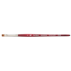 Pinceau synthétique plat court Velvetouch™ -- Princeton Brush