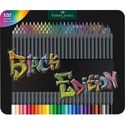 Coffret de 100 crayons de couleurs Black Edition - Faber-Castell