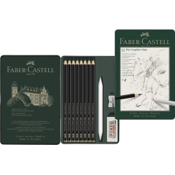 Coffret de crayon Pitt graphite Matt 11 pièces - Faber-Castell