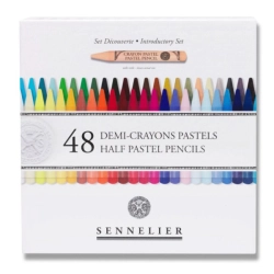 Coffret de 48 1/2 crayons pastel - Sennelier