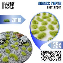 TOUFFES D'HERBE - 2MM - AUTO-ADHÉSIF - VERT CLAIR