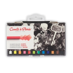 Coffret de 12 Carrés assortis - Conté