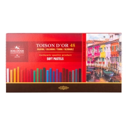 Coffret de 48 craies tendres Toison d'Or - Koh-I-Noor
