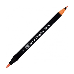 Feutre pinceau double-pointe Art&Graphic Twin - Kuretake